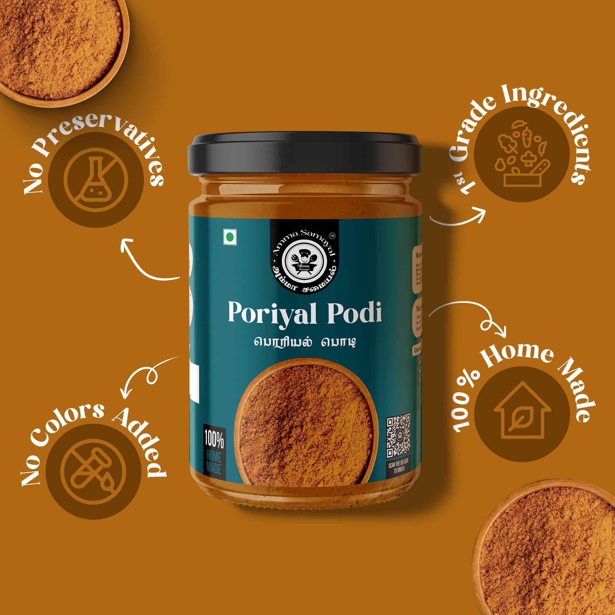 Poriyal Podi (பொரியல் பொடி)