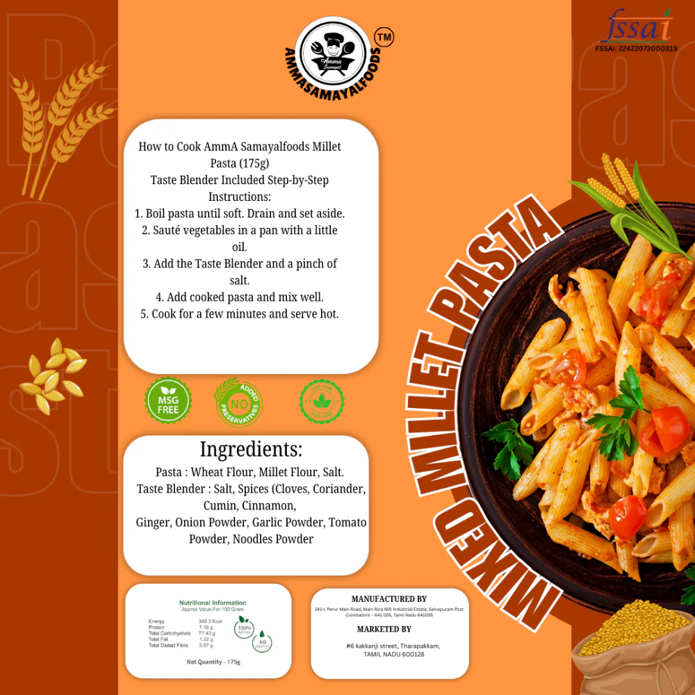 Mixed Millet Pasta