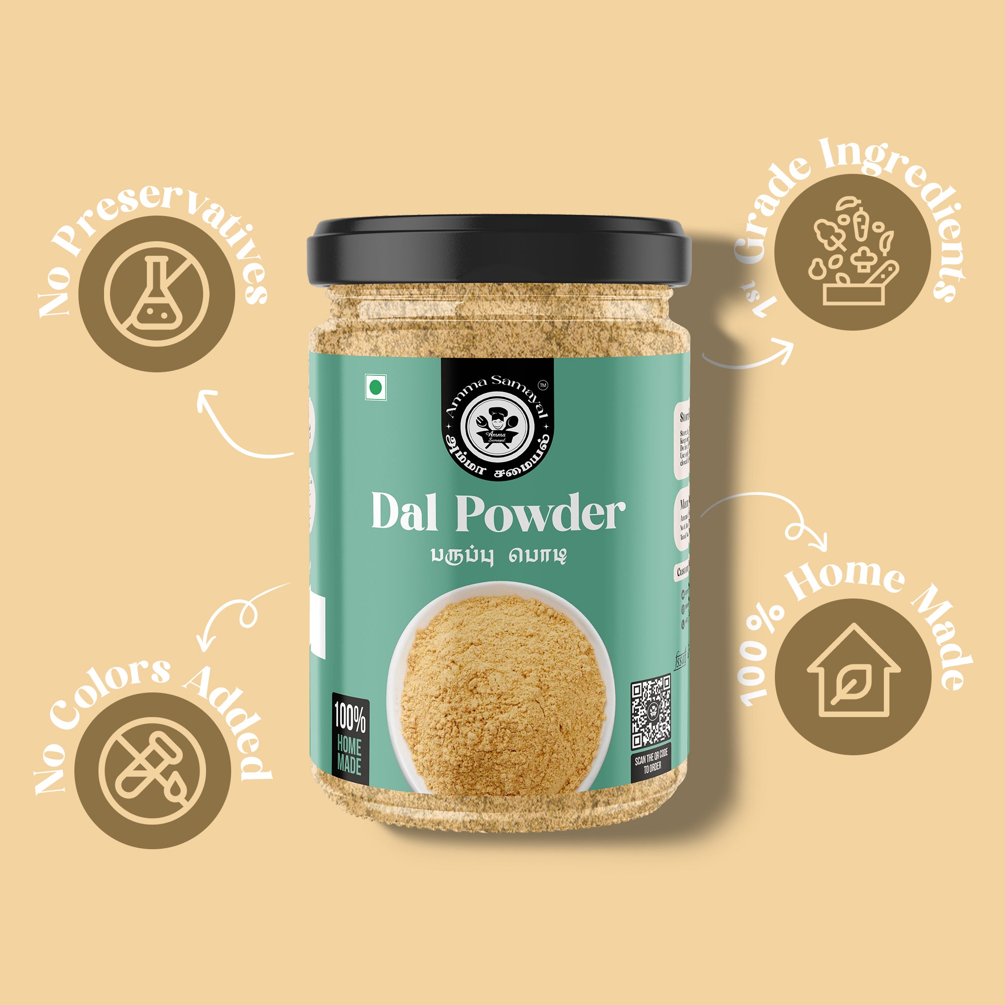 Dal Powder Dal Powder (பருப்பு பொடி ) – Amma Samayal Foods
