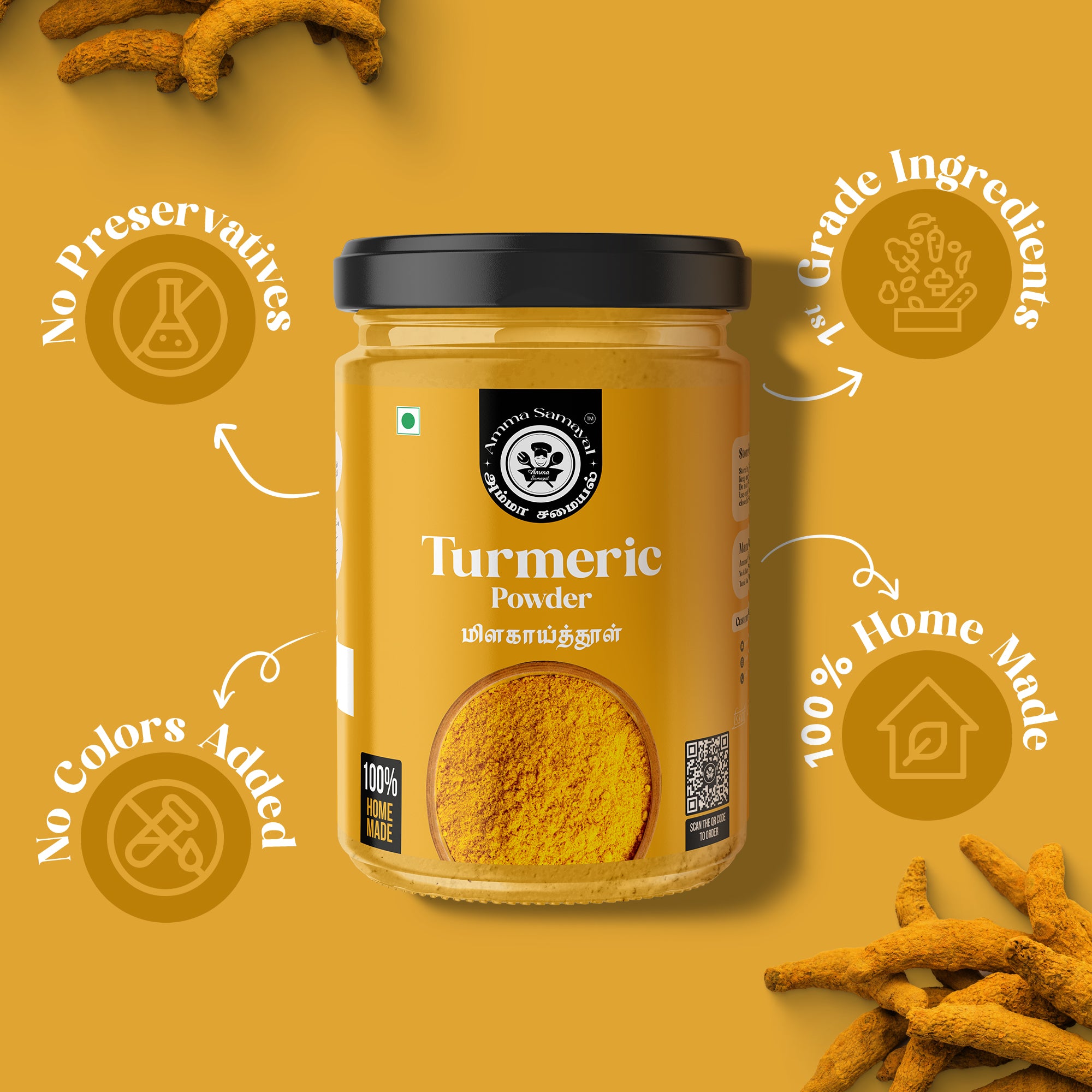 Turmeric Powder (மஞ்சள் தூள் )