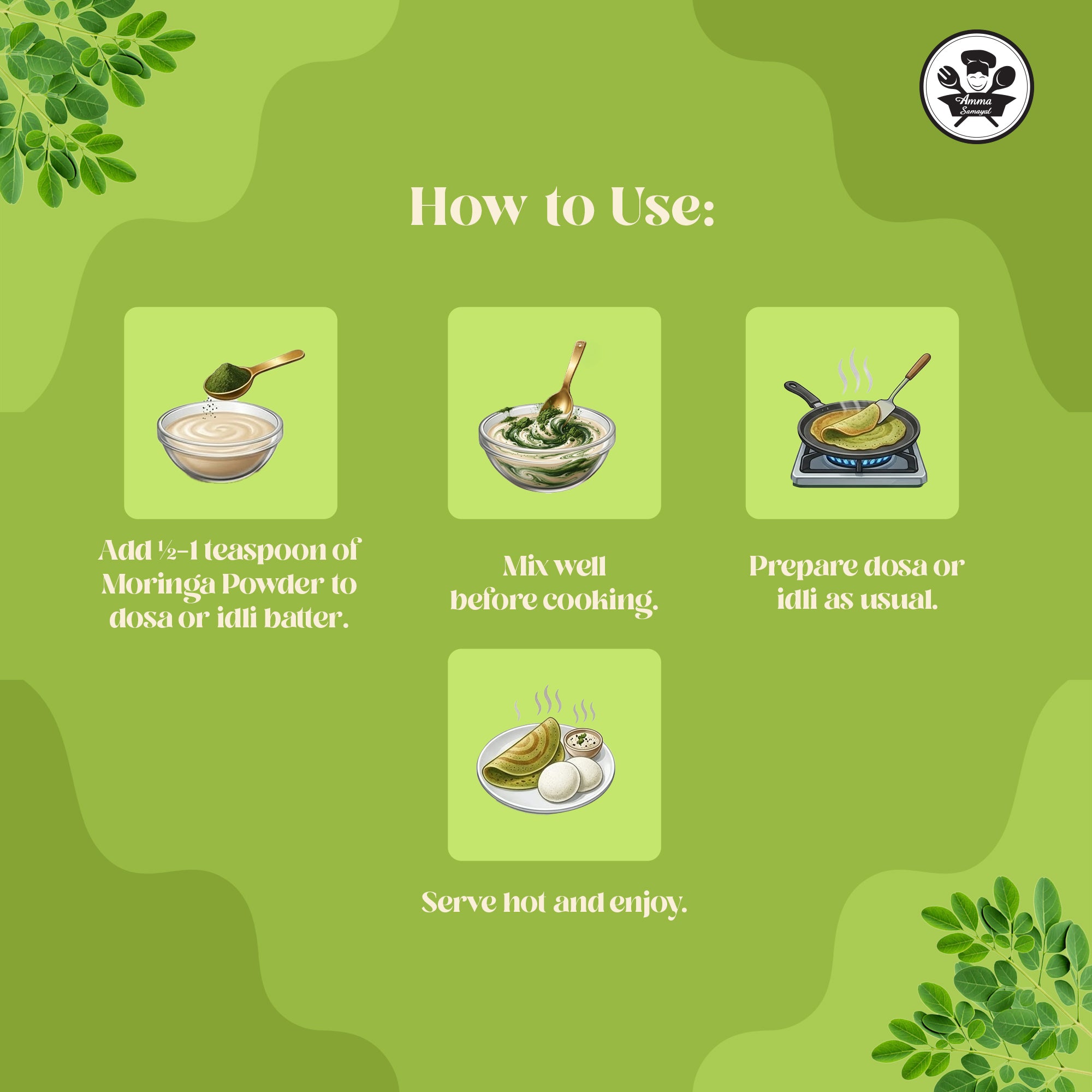 Moringa Plain Powder | முருங்கை பொடி