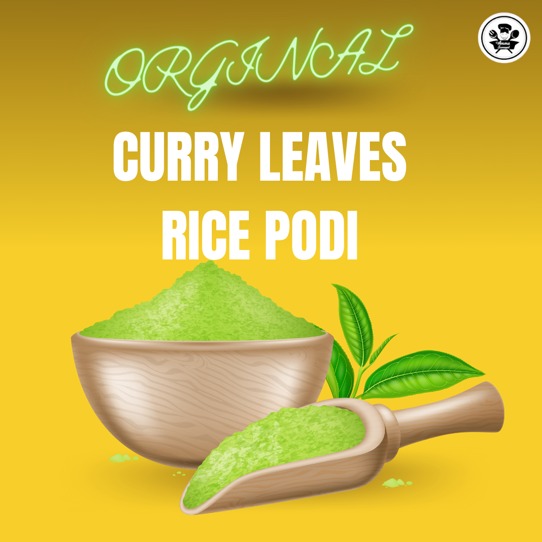 Curry Leaves Rice Mix (கறிவேப்பிலை சாதம் மிக்ஸ்) – Amma Samayal Foods