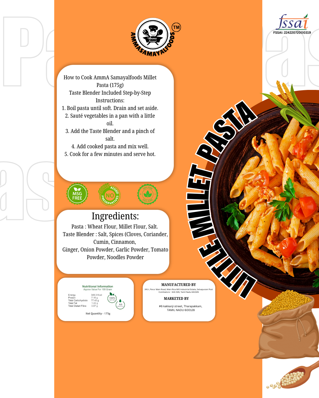 Little Millet Pasta