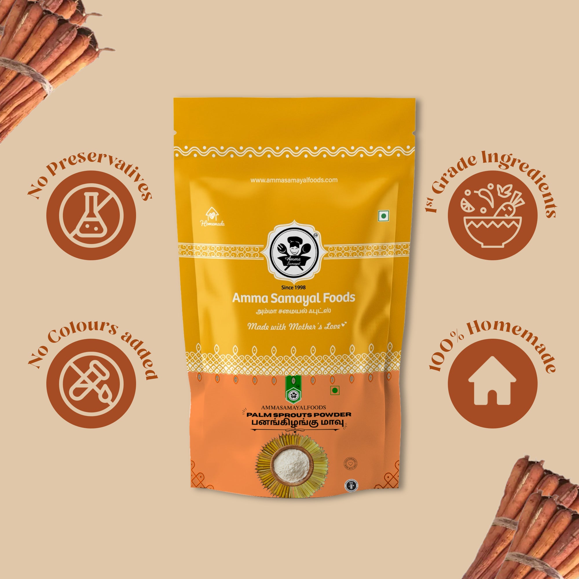 Palm Sprout Plain Powder | பனங்கிழங்கு பொடி