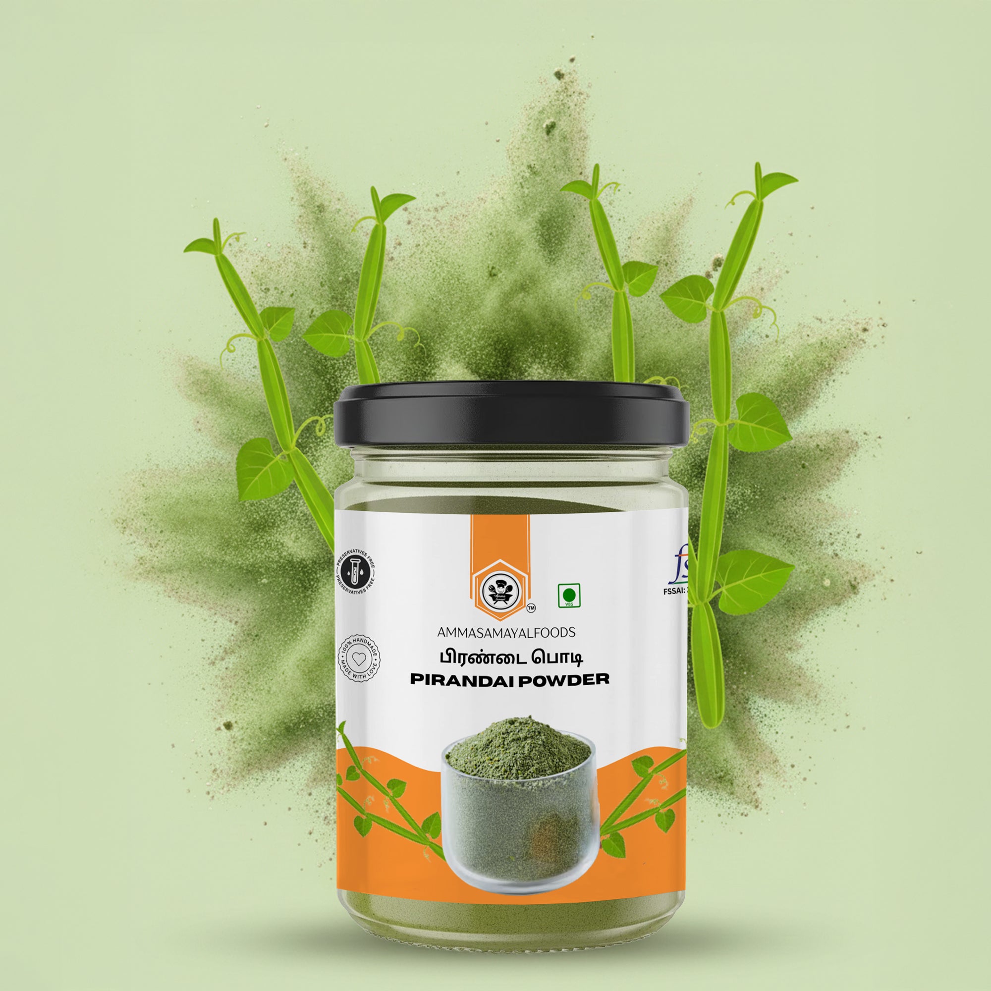 Pirandai plain powder