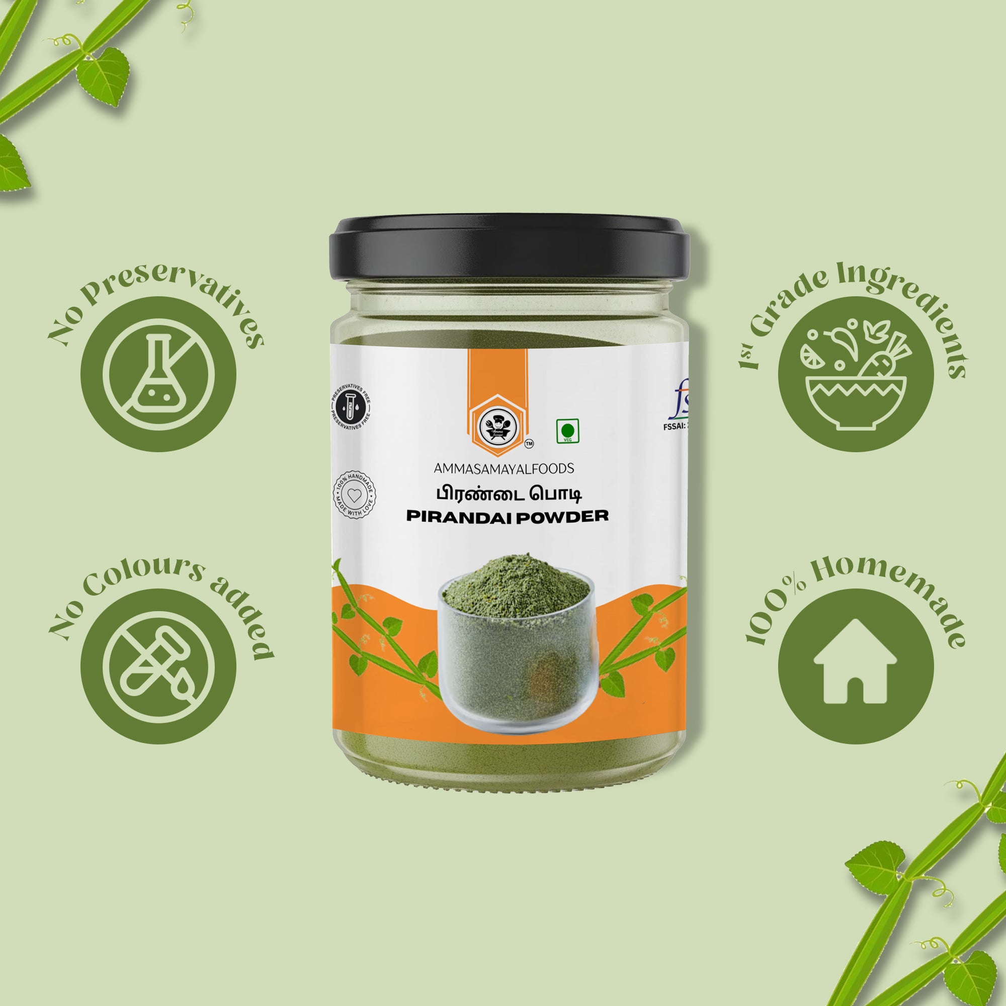 Pirandai plain powder