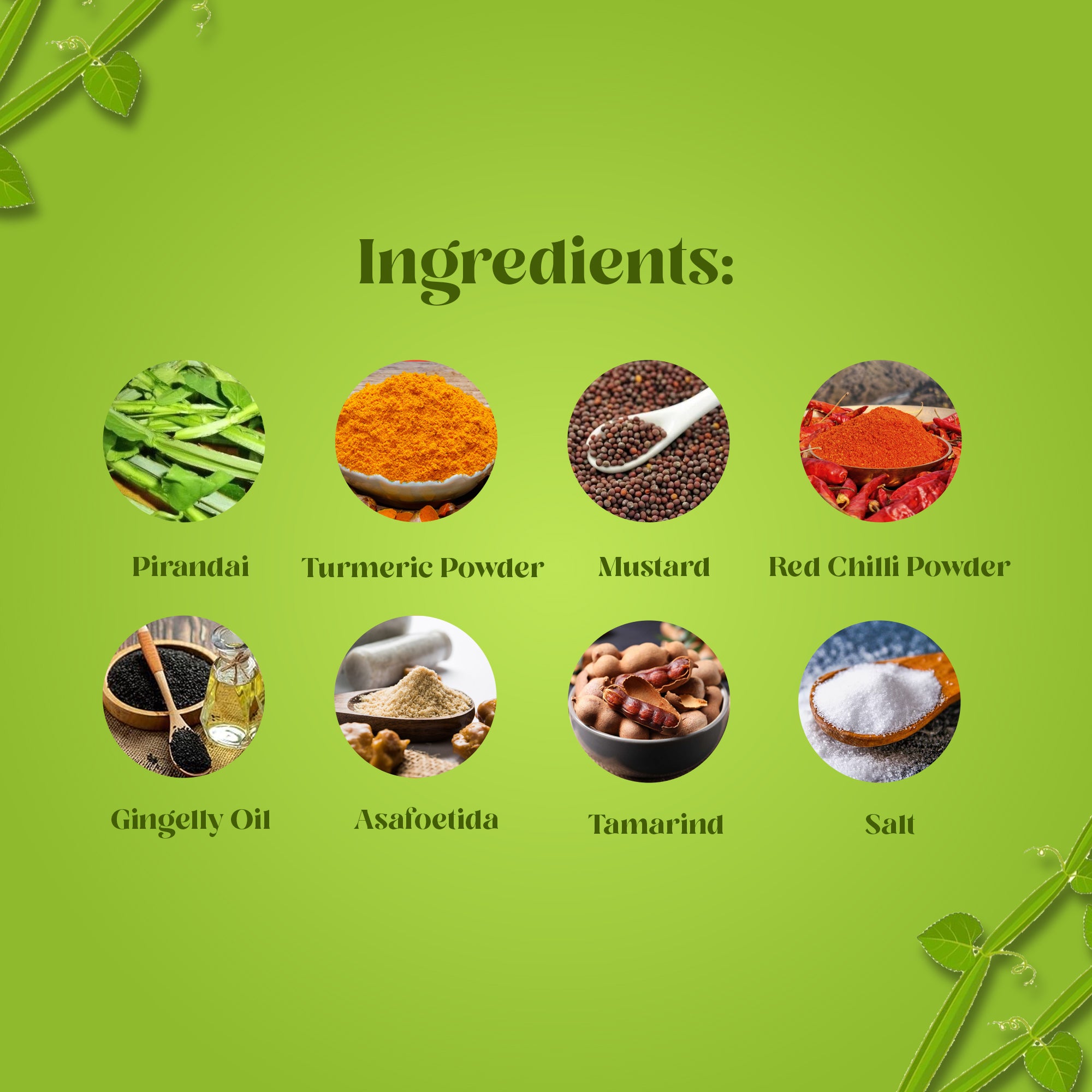 Pirandai Thokku ( பிரண்டை தொக்கு )